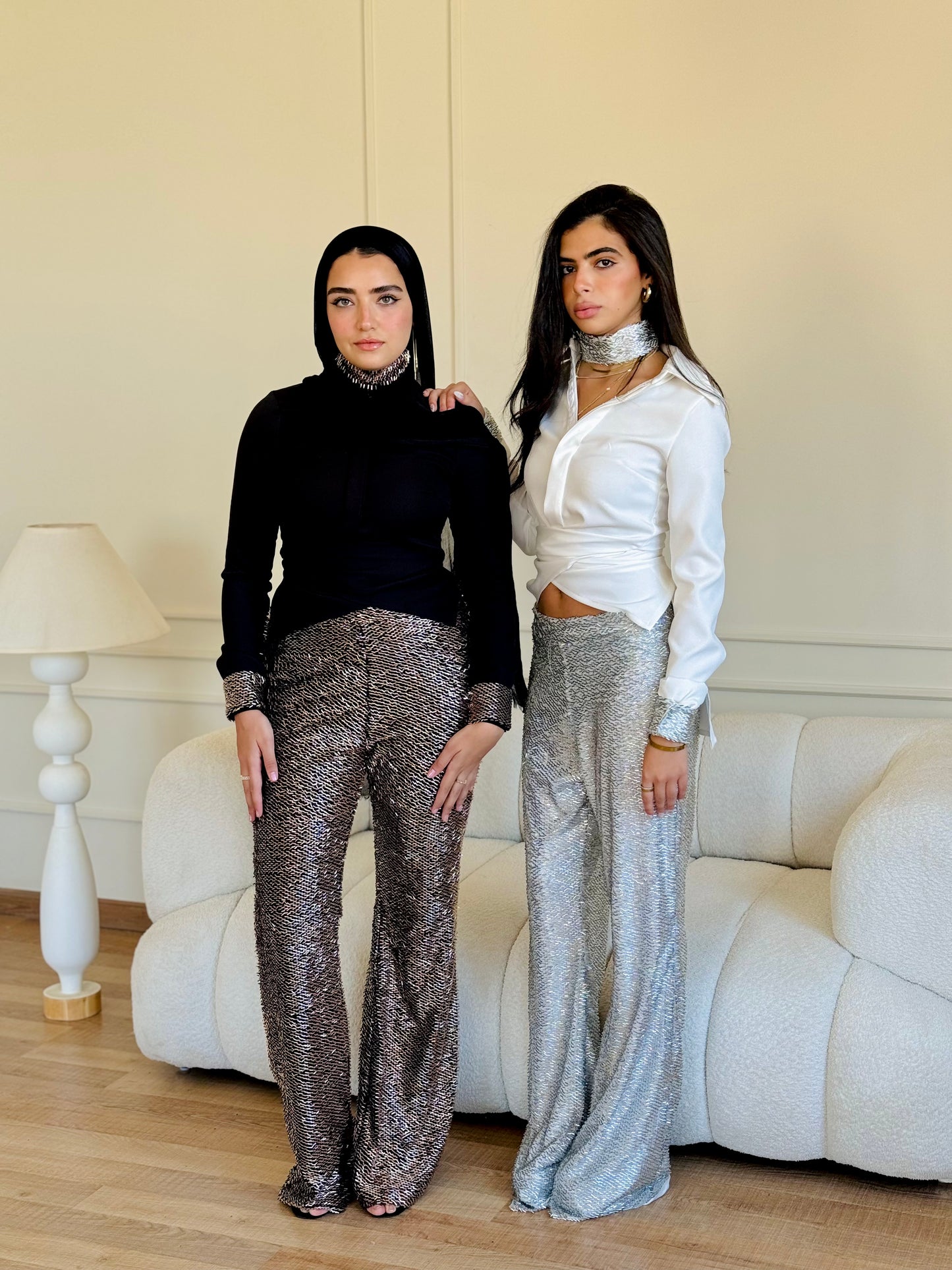 Bronze Sequin Pants