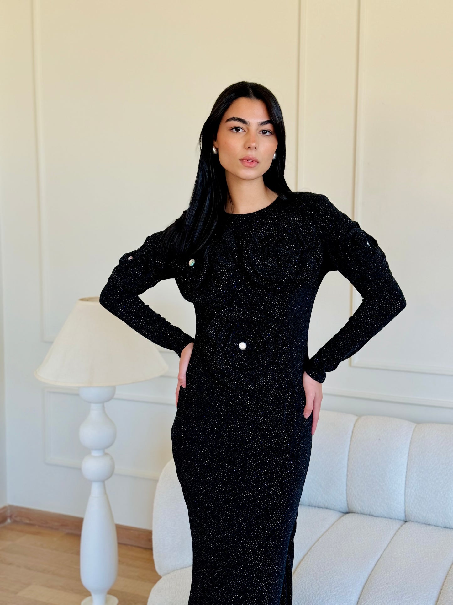 Black Rose Dress