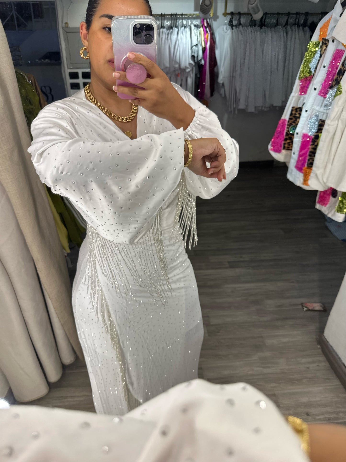 White Tango Skirt Set