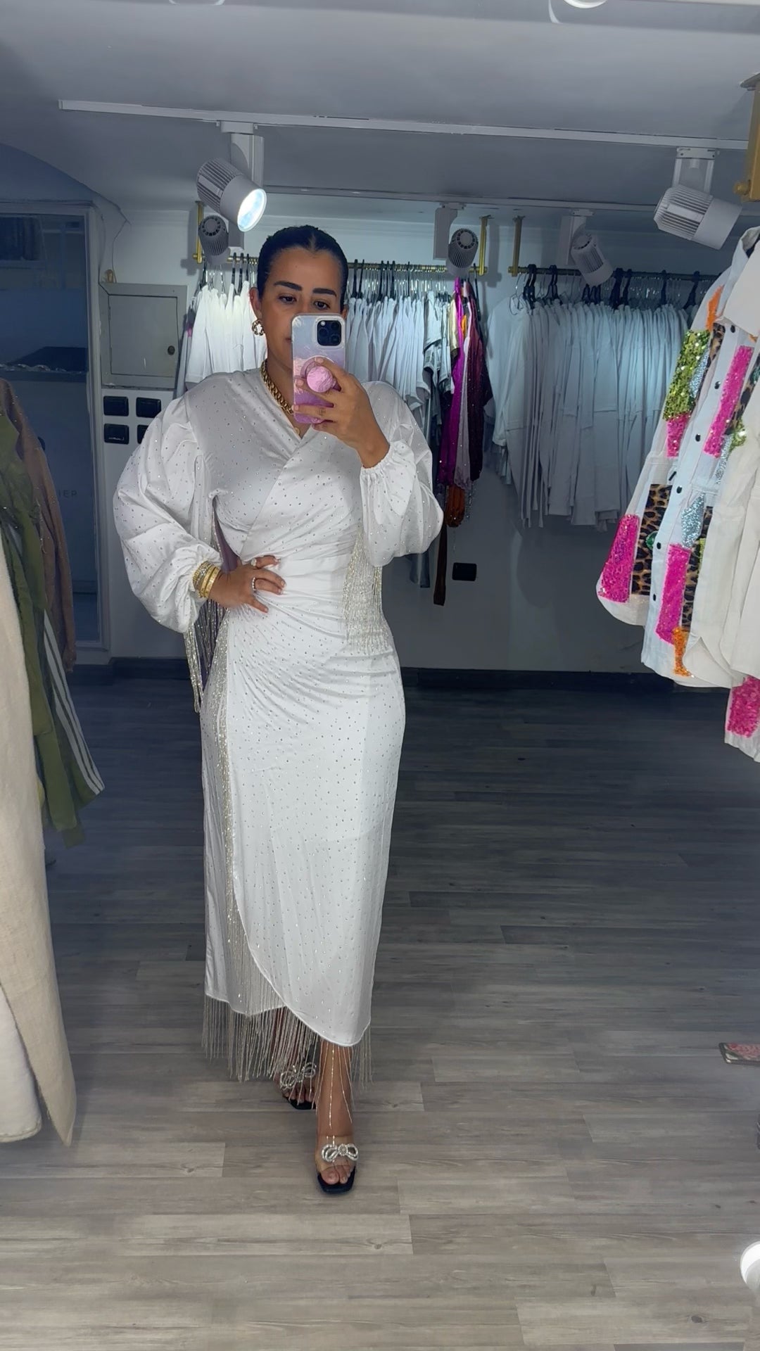 White Tango Skirt Set