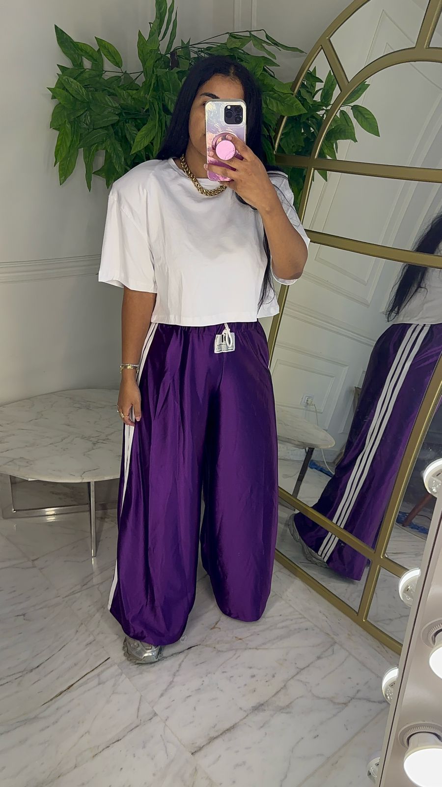 Electric Wide Leg Trackpants
