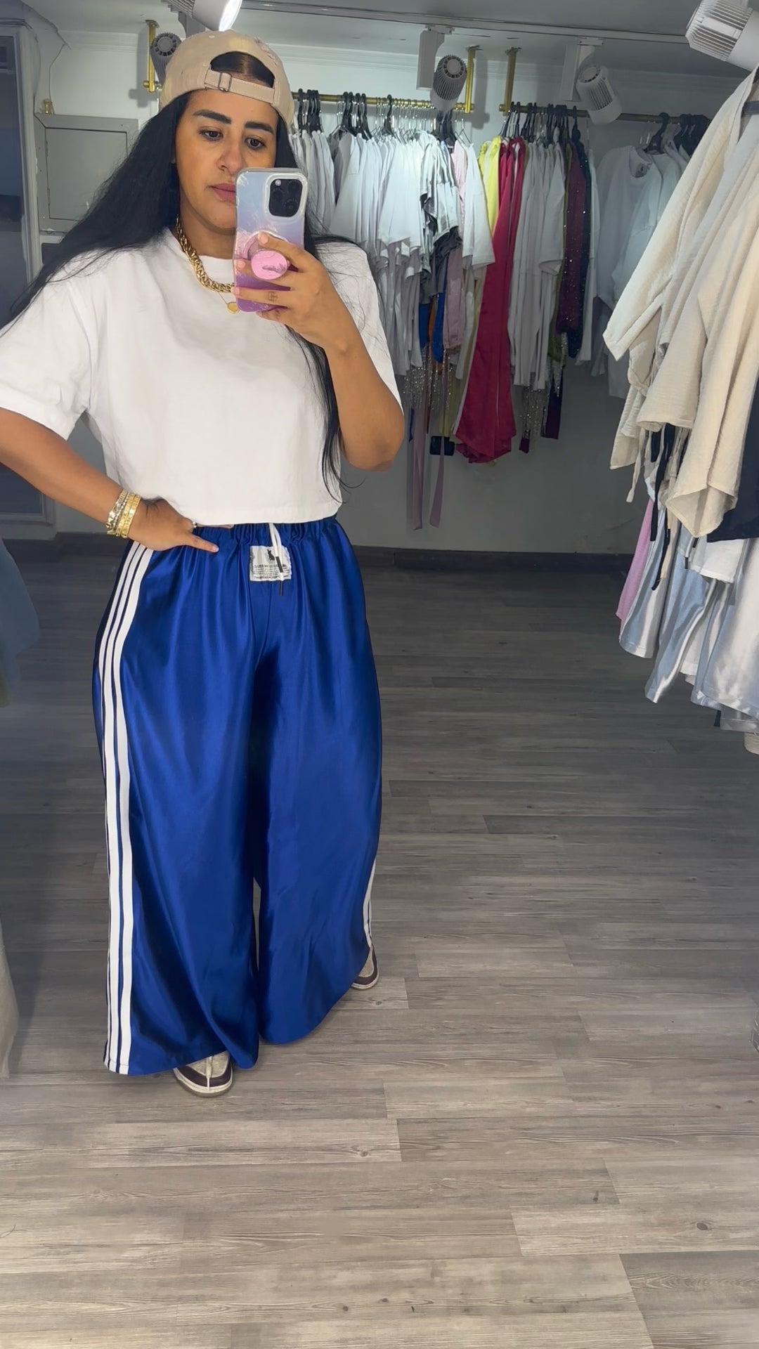 Electric Wide Leg Trackpants