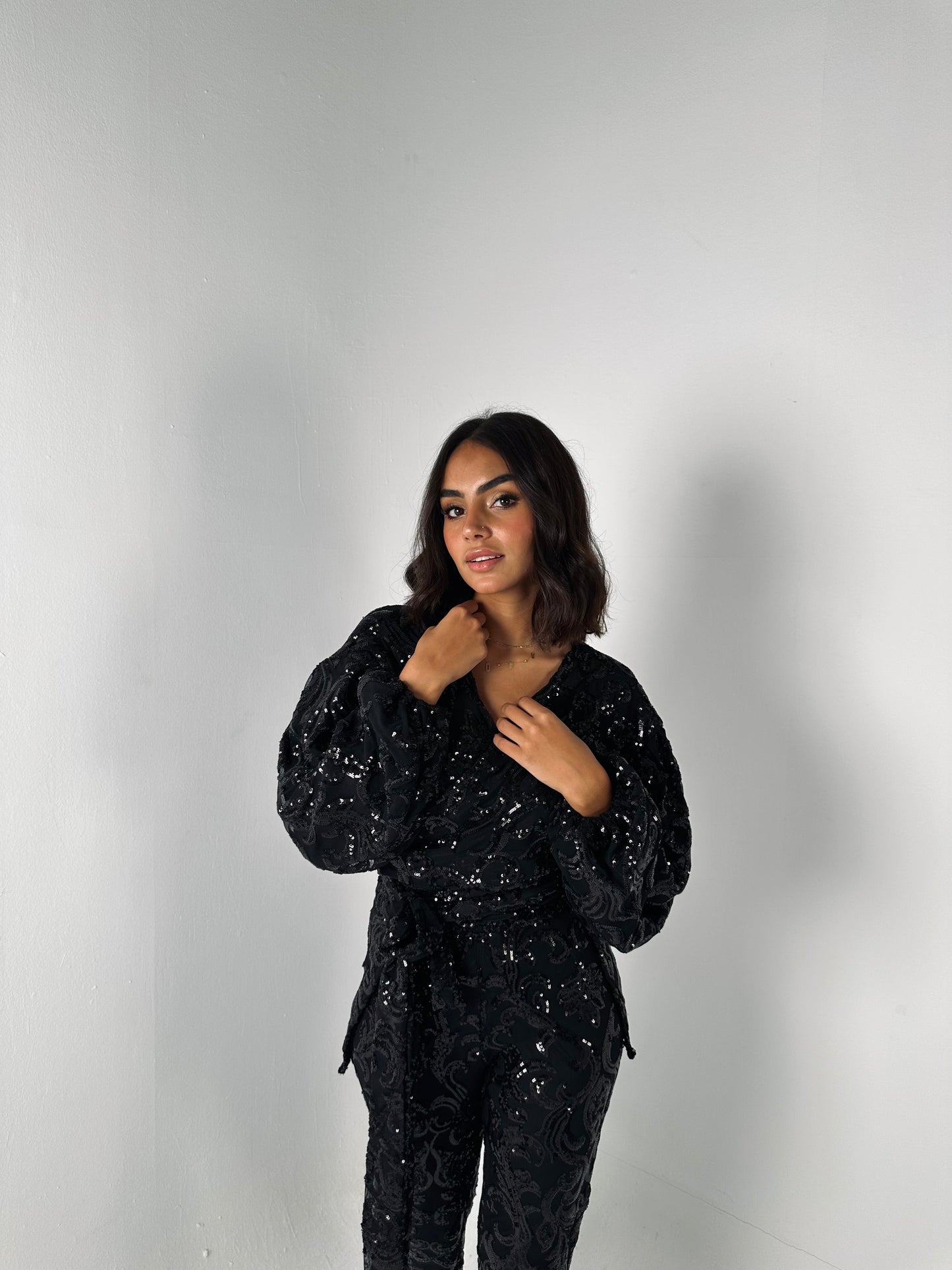 Glitz Wrap Top
