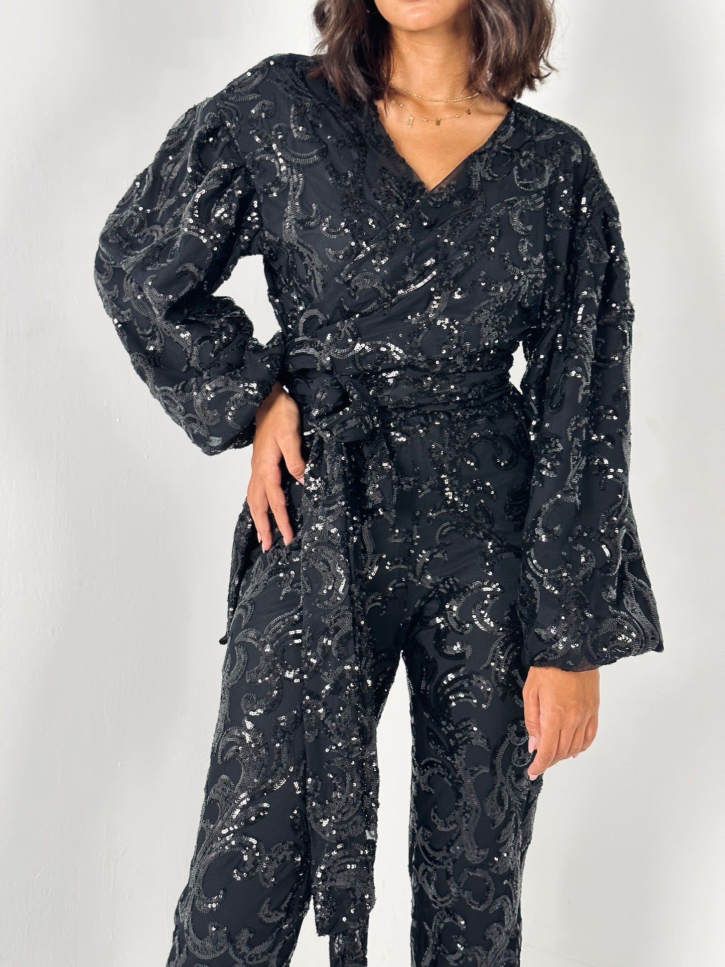 Glitz Wrap Top