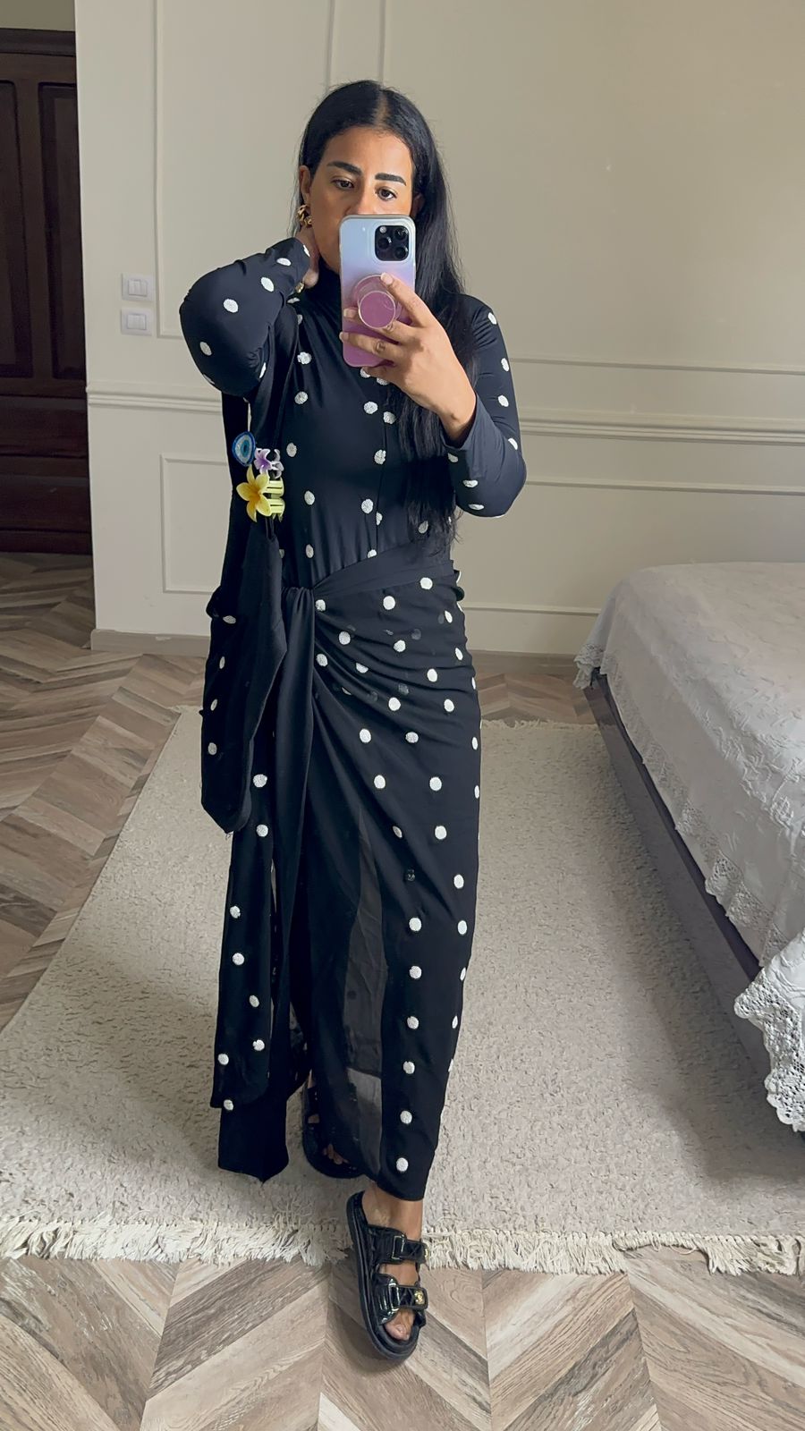 5 Piece Black Polka Burkini