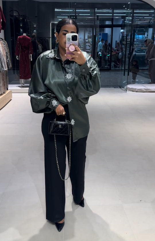 Black Straight Leg Pants