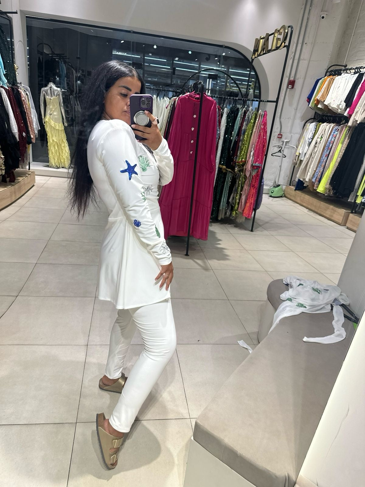 Under the Sea White Burkini