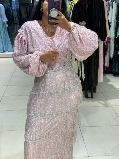Tassle Sequin Dress