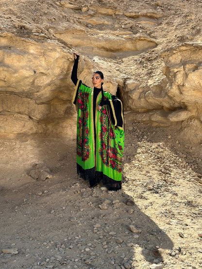 Florisque Green Kaftan