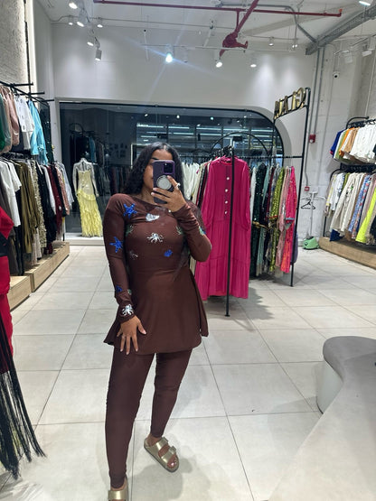 Under the Sea Brown Burkini
