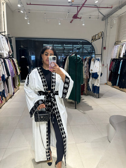 Sari White Kaftan