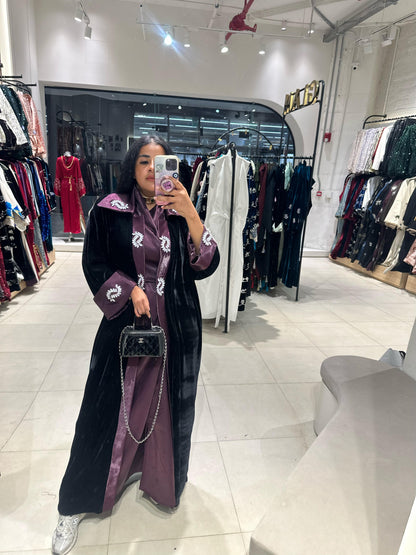Burgundy Shine Dress