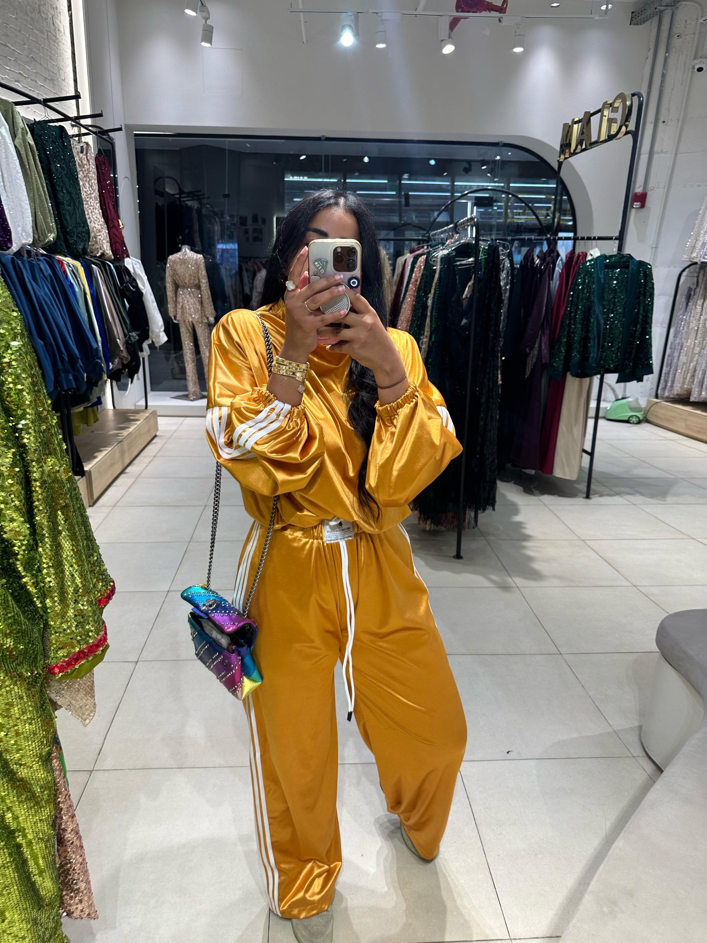 Orange Vida Tracksuit Set