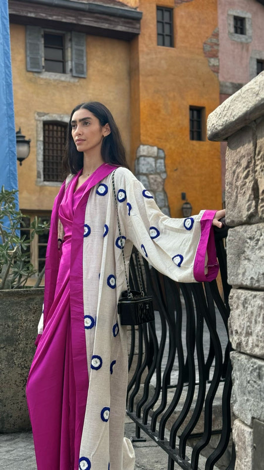 Fuchsia Mystic Kimono