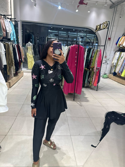 Under the Sea Black Burkini