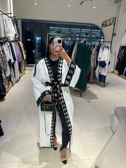 Sari White Kaftan