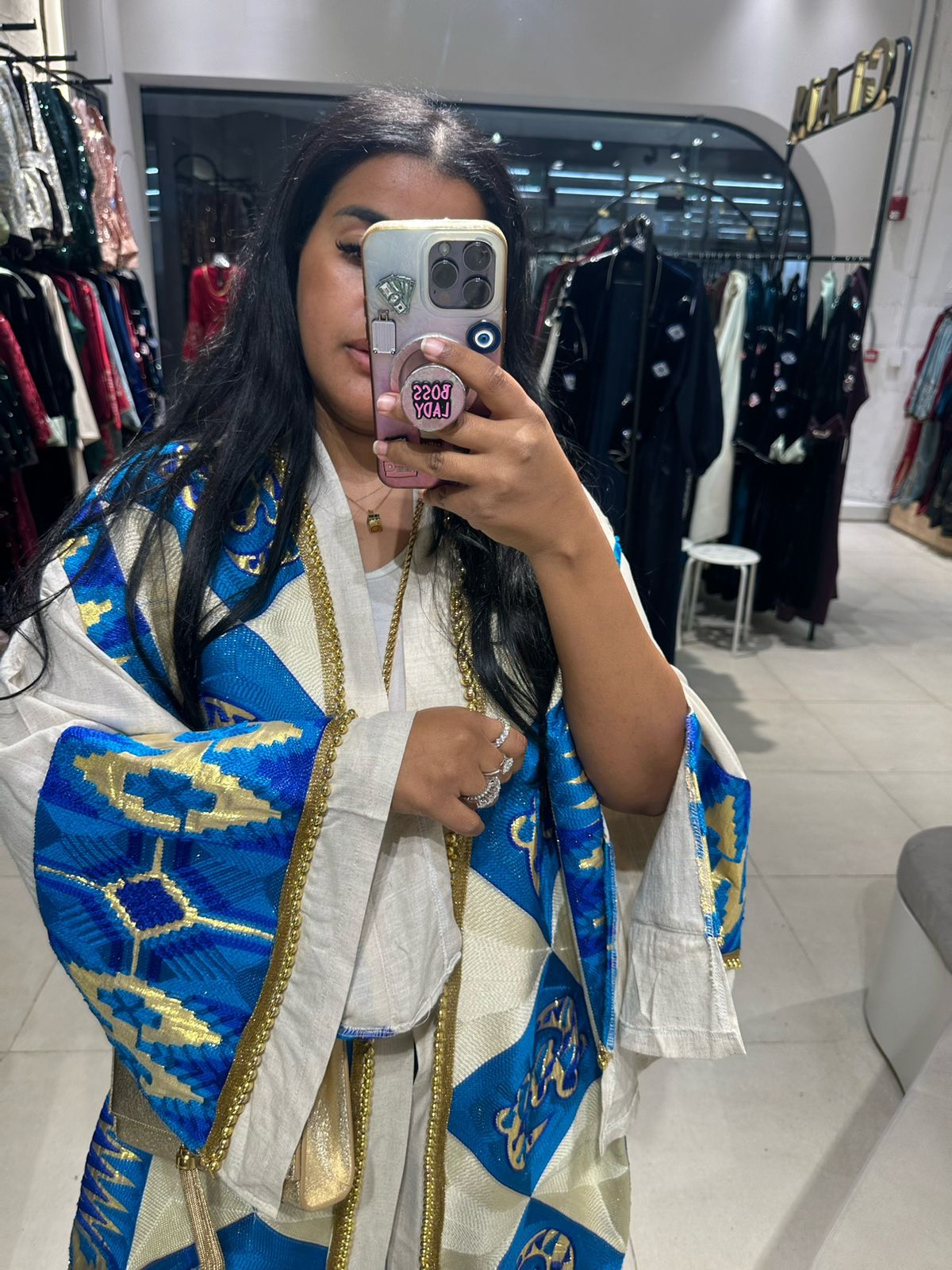 Blue Medina Kaftan
