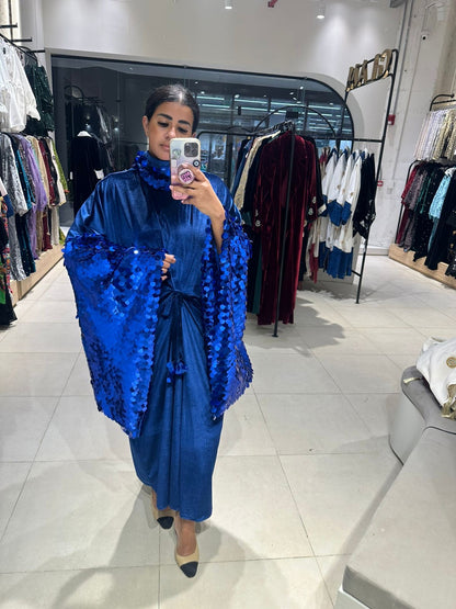 Azure Cape Dress