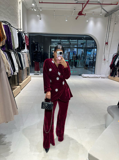 Ruby Velvet Set