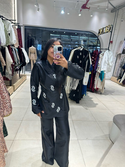 Black Ying Tassle Blouse