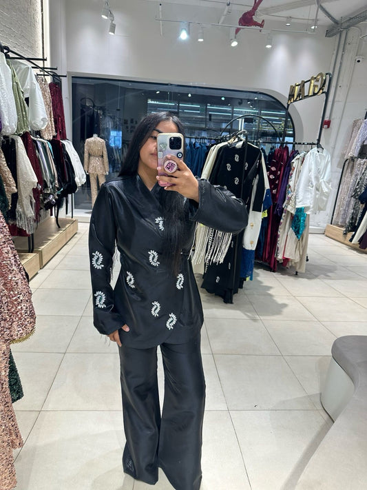 Black Ying Tassle Blouse