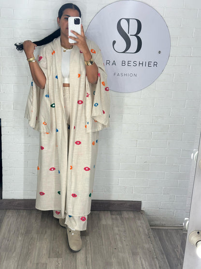 Orange Mystic Kimono Set