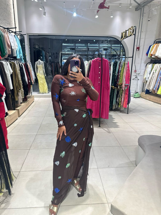 Under the Sea Brown Burkini