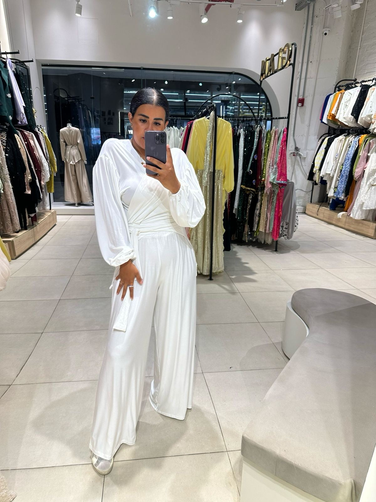 Wrap Pearl Top
