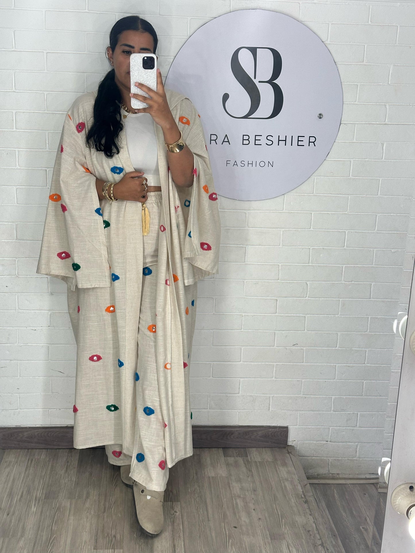 Orange Mystic Kimono Set