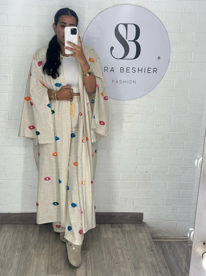 Orange Mystic Kimono Set