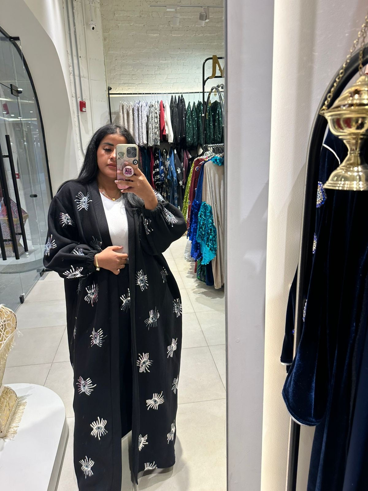 Black Aura Kaftan Set