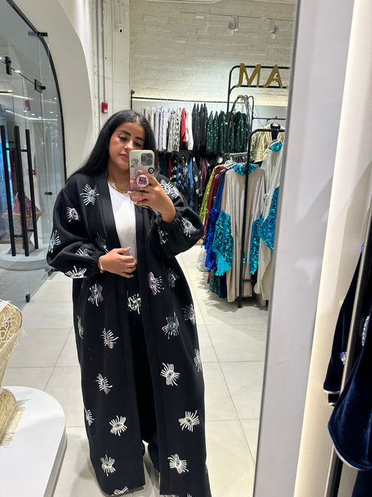 Black Aura Kaftan Set