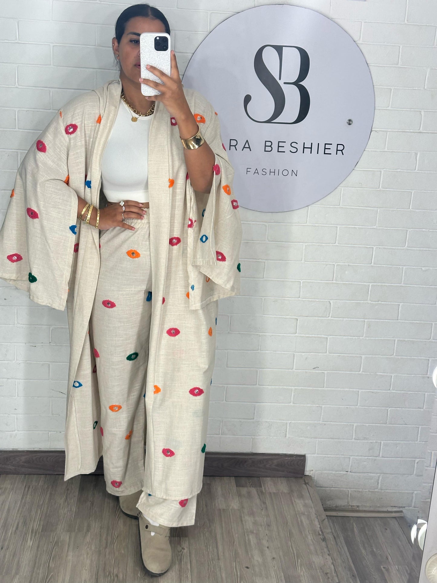Orange Mystic Kimono Set