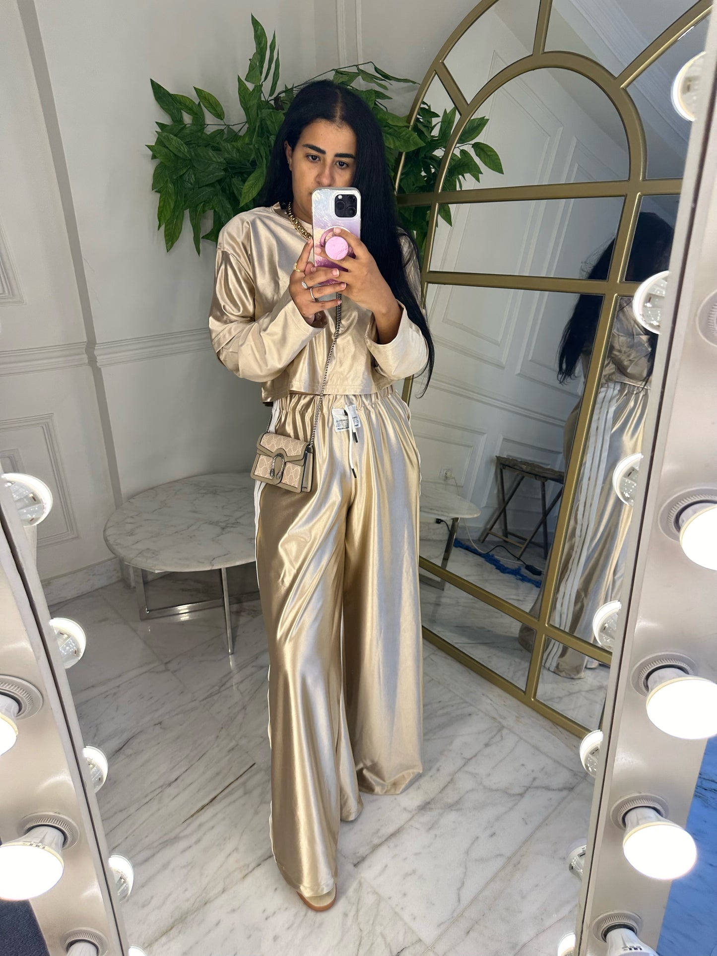 Light Gold Long Sleeve Tee