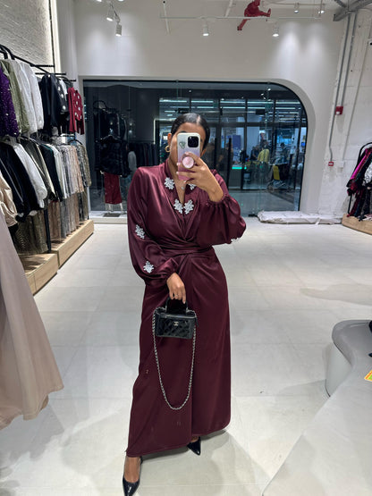 Satin Knot Dress