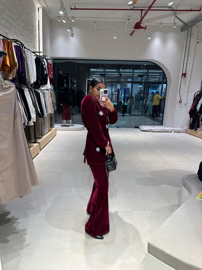 Ruby Velvet Set
