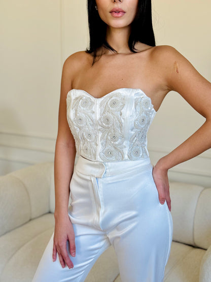 White Rose Bustier