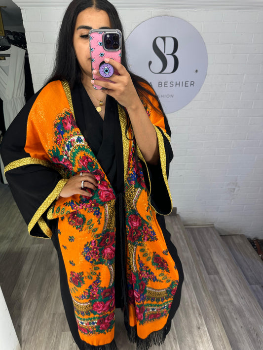 Florisque Orange Kaftan
