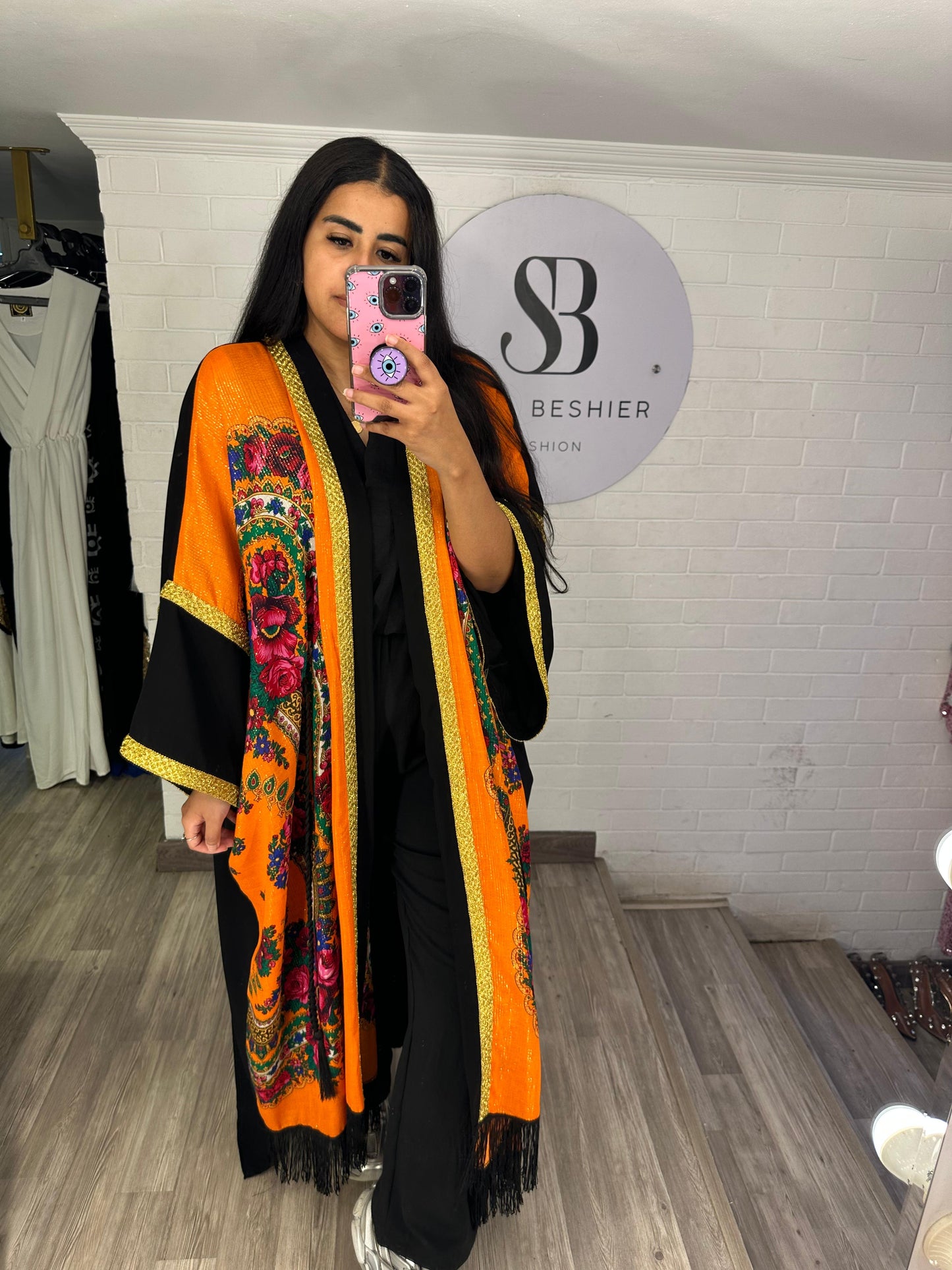 Florisque Orange Kaftan