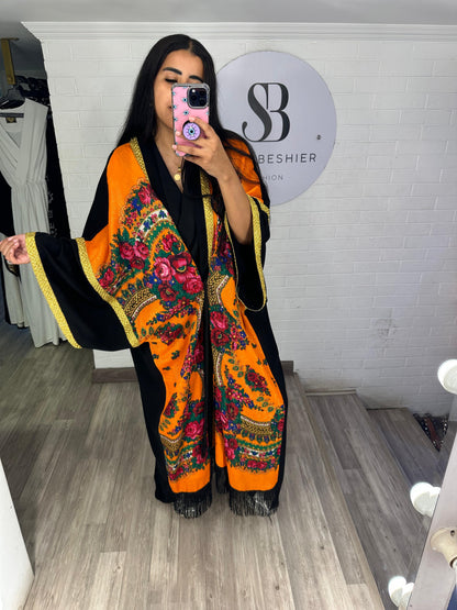 Florisque Orange Kaftan