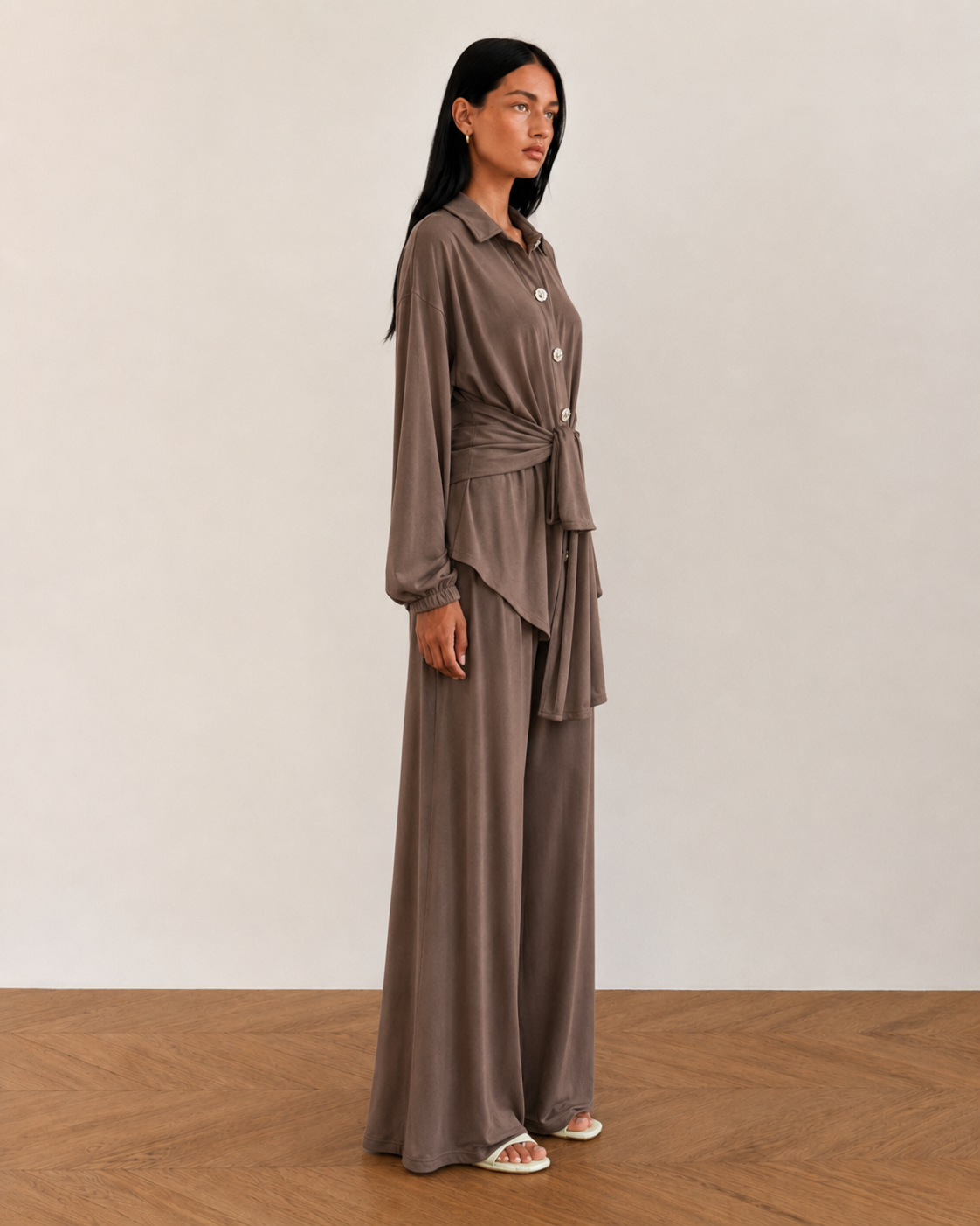 Drape Mocha Pants