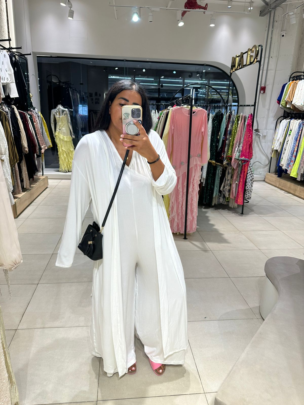 White Cardigan
