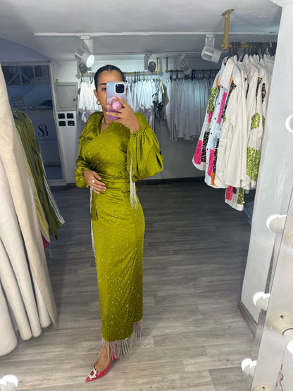Green Tango Skirt Set