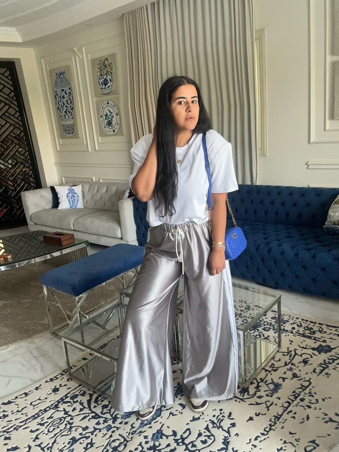 Electric Wide Leg Trackpants