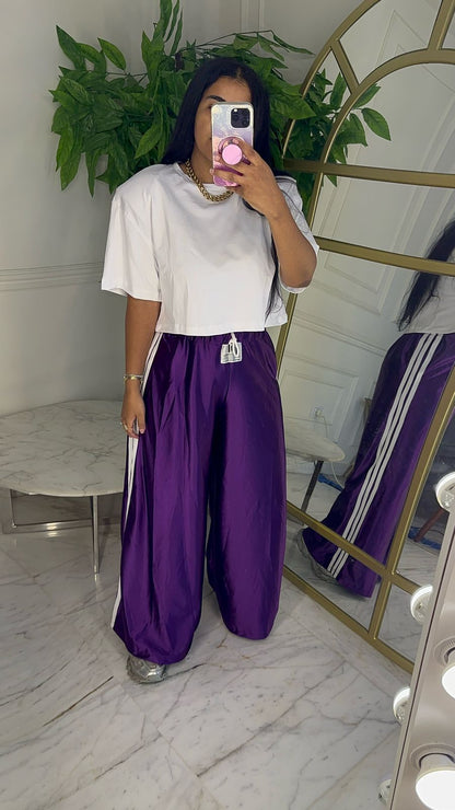 Electric Wide Leg Trackpants