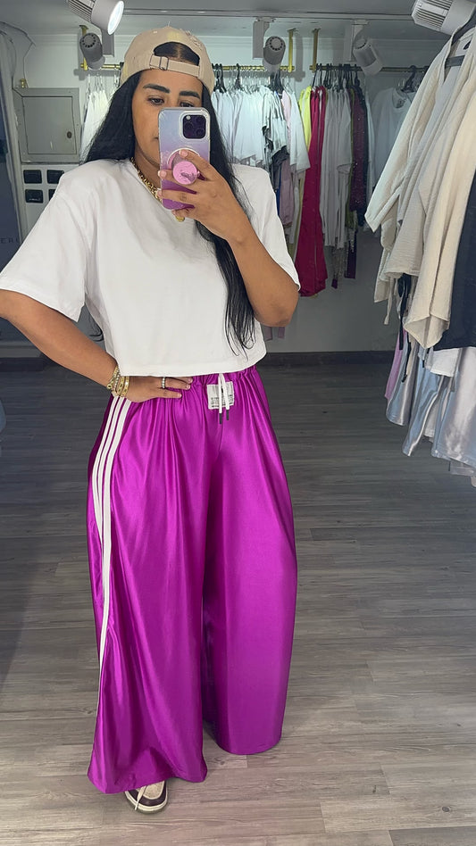 Electric Wide Leg Trackpants