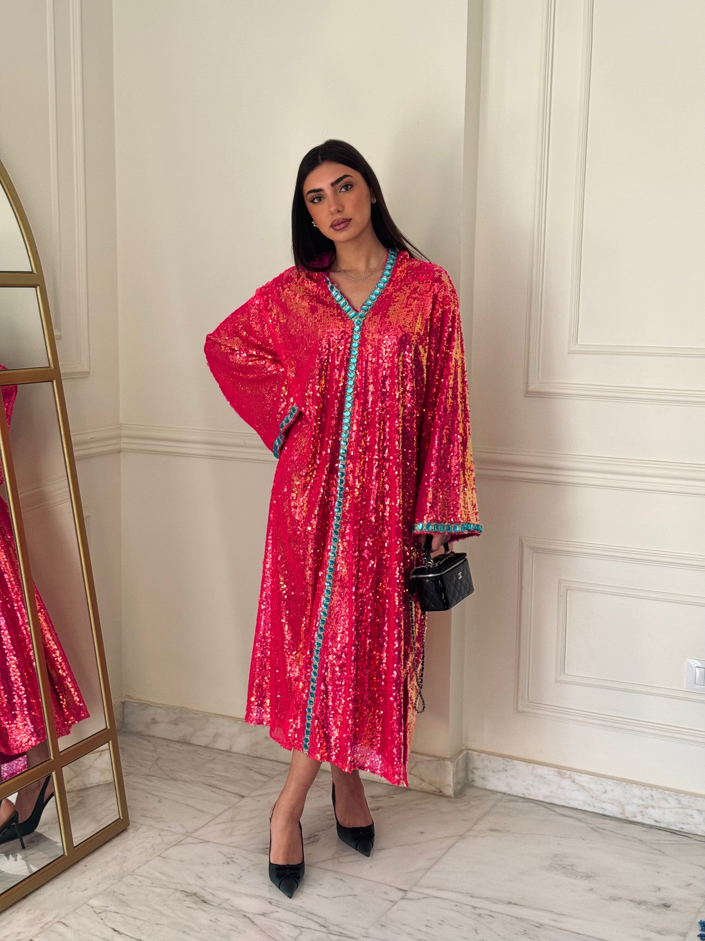 Glow Kaftan Dress