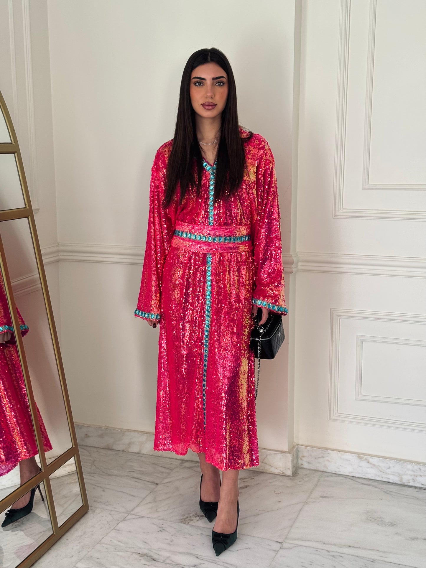 Glow Kaftan Dress