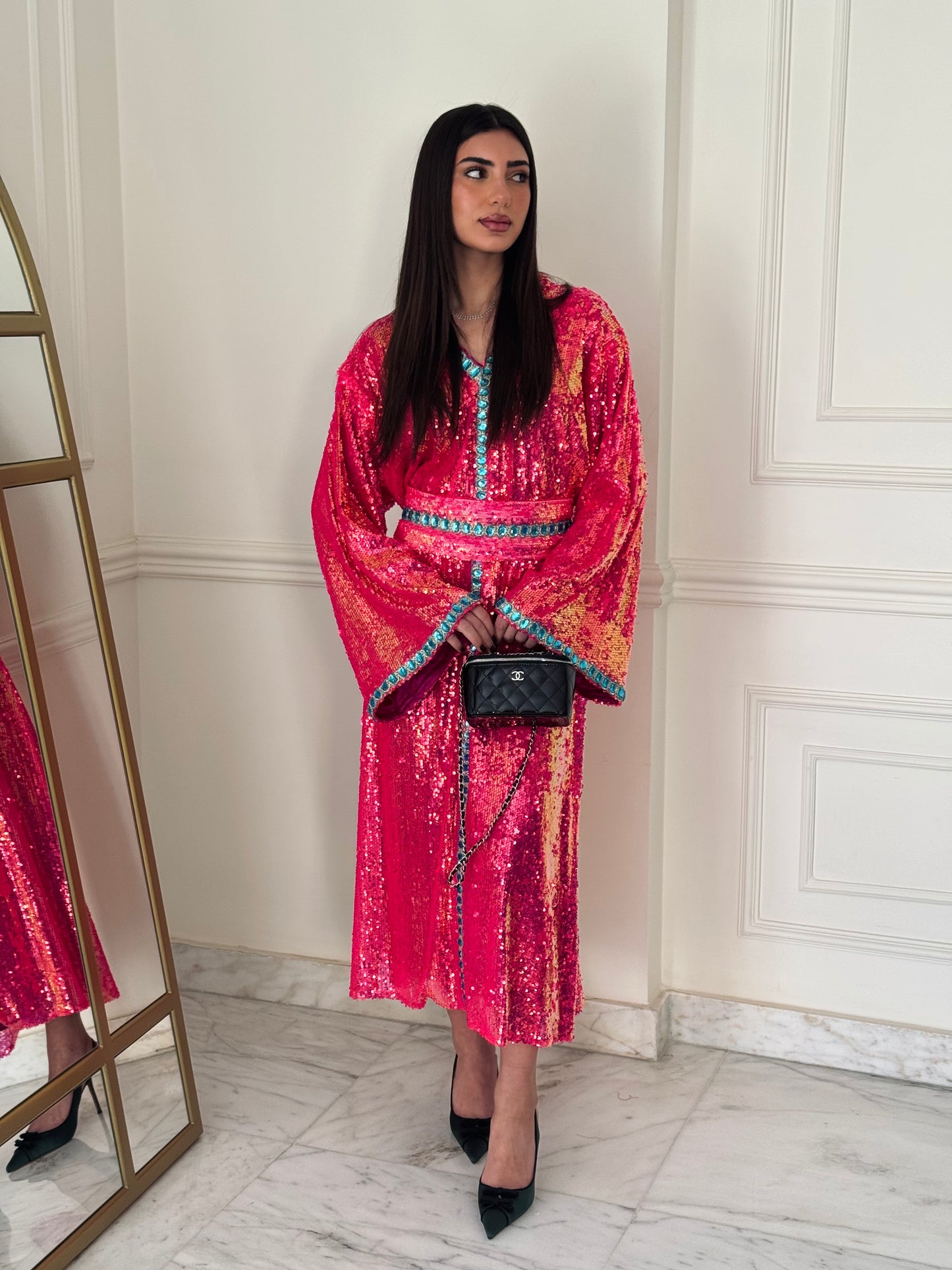 Glow Kaftan Dress