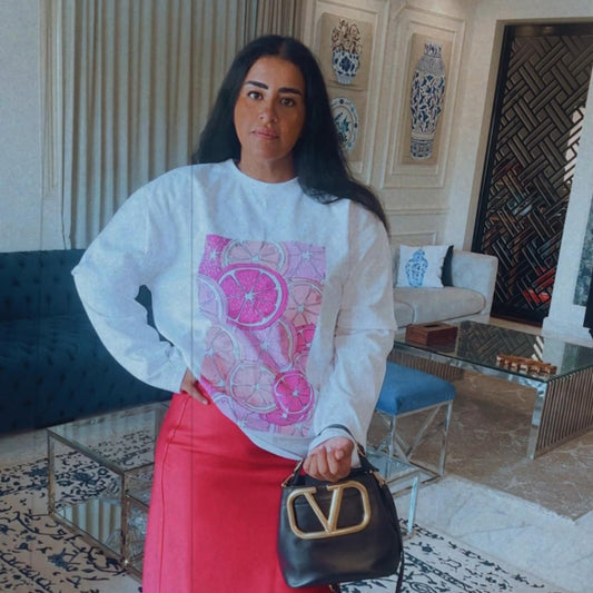 Grapefruit Long Sleeve Tee